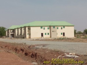 Construction of female hostel B at college of health sciences6