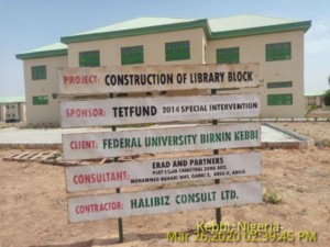 Construction of a library block at the college of health science9 - Copy