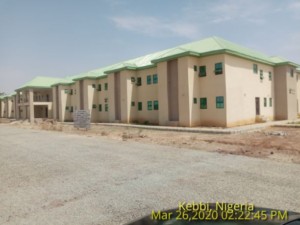 Construction of female hostel B at college of health sciences10