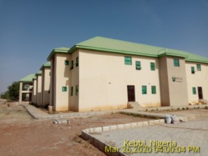 Construction of female hostel B at college of health sciences2