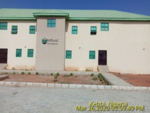 Construction of female hostel B at college of health sciences3