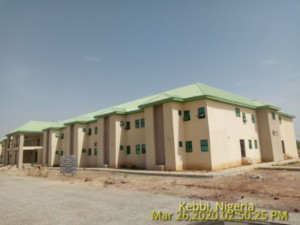 Construction of female hostel B at college of health sciences7