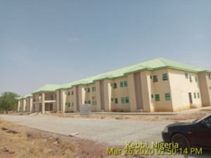 Construction of female hostel B at college of health sciences8