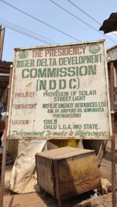 PROVISION OF SOLAR POWERED STREET LIGHTS AT AMAIFEKE, ORLU LGA, IMO STATE (1)